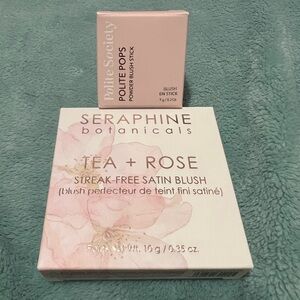 Seraphine Botanicals Tea + Rose Satin Blush - Soft Pink Packaging